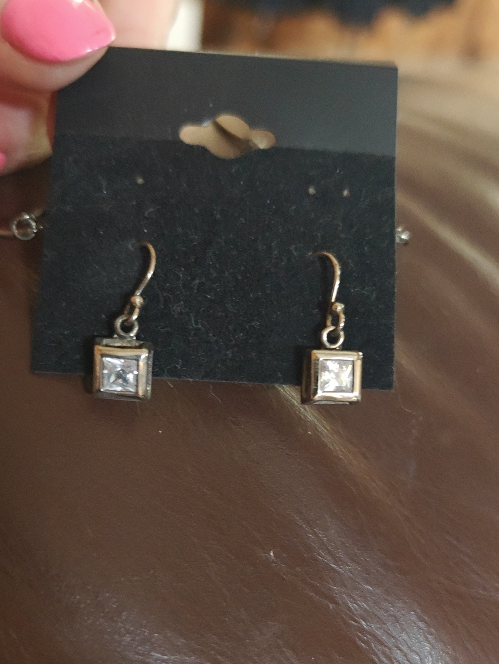 Square Drop Earrings - Women Jewelry